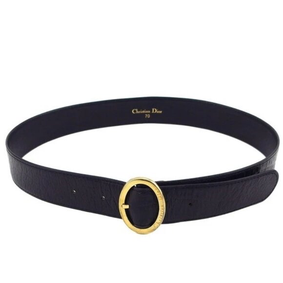 Christian Dior belt × leather × gold material Authentic Used T23487 main image 7